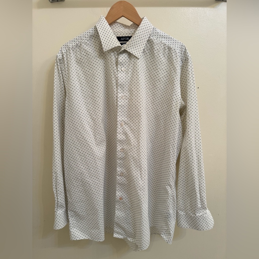 Apt. 9 Crisp Patterned Button Down Shirt - image 4